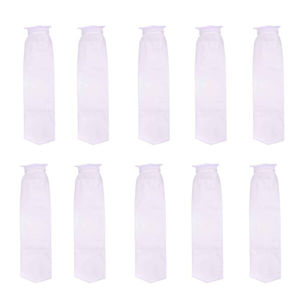 AMPEREUS Sediment Bag Filter 20 INCH, Filter Bag 5 Micron for Filtering Sand, Dirt, Rust from Water Till 5 Micron (10 pc)