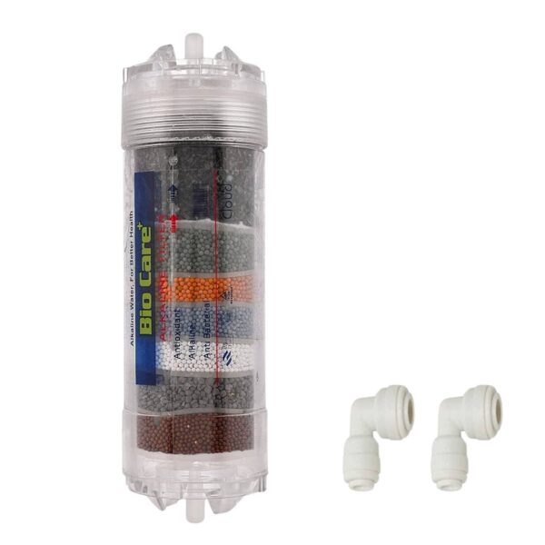 Alkaline Filter and Mineral Cartridge 100% Food Graded ABS Plastic for RO Water Purifiers (Standard Alkaline Filter)