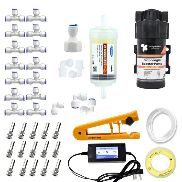 DIY Fogger Kit with 15 Nozzle, 150 GPD Pump