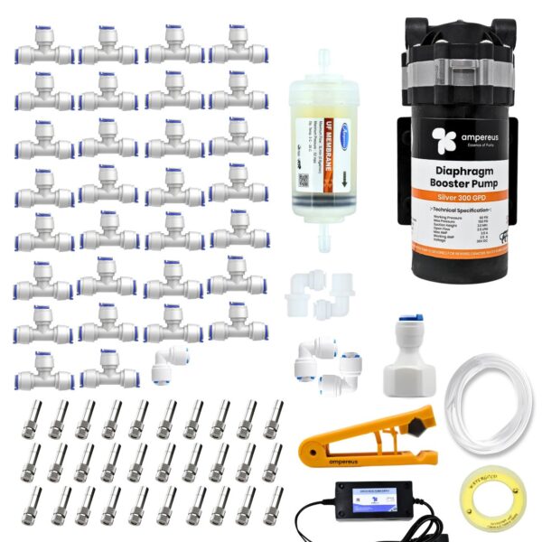 DIY Fogger kit with 30 Nozzle, 300 GPD Pump