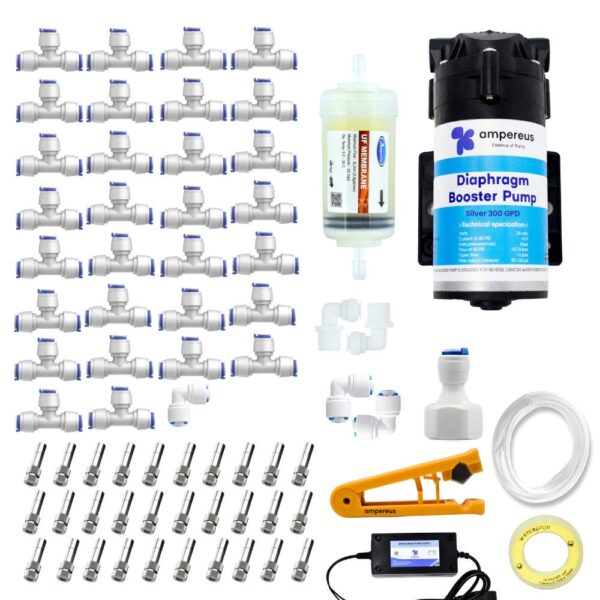 DIY Fogger kit with 30 Nozzle, 300 GPD Pump