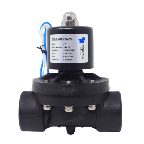 Nylon Solenoid Valve 230V AC (1-inch)